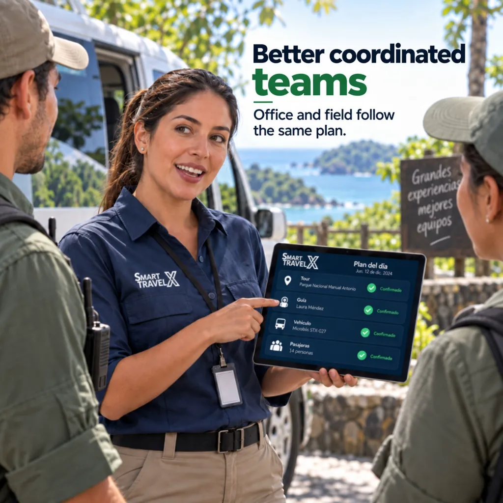 Better coordinated teams. Office and field follow the same plan.